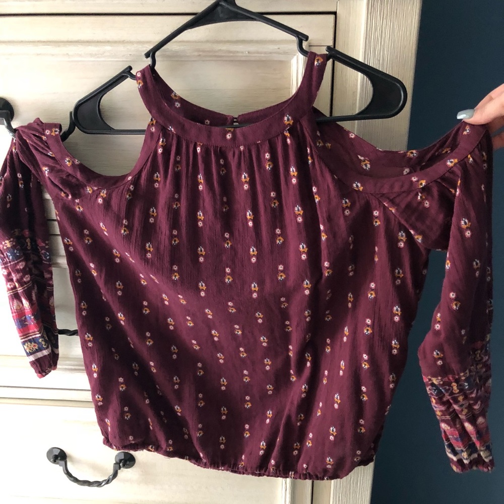 Hollister Cold Shoulder Top